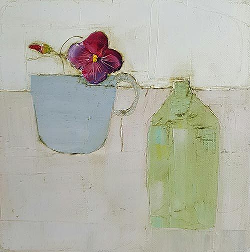 Eithne  Roberts - Red pansy cup